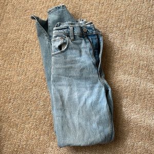 90s ultra high rise jeans